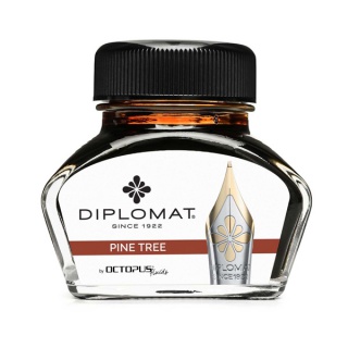 Atrament do piór wiecznych DIPLOMAT, w kałamarzu, 30 ml, brązowy, Pióra, Artykuły do pisania i korygowania