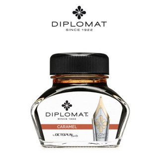 Atrament do piór wiecznych DIPLOMAT, w kałamarzu, 30 ml, karmelowy, Pióra, Artykuły do pisania i korygowania