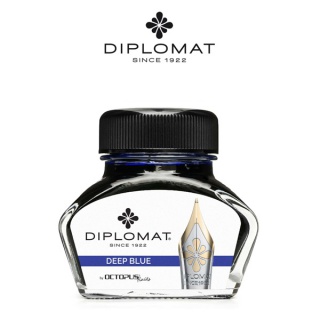 Atrament do piór wiecznych DIPLOMAT, w kałamarzu, 30 ml, ultramarine blue, Pióra, Artykuły do pisania i korygowania