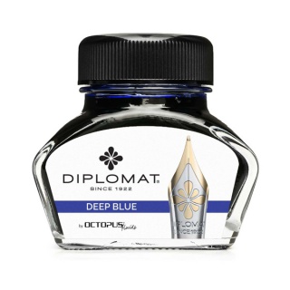Atrament do piór wiecznych DIPLOMAT, w kałamarzu, 30 ml, ultramarine blue, Pióra, Artykuły do pisania i korygowania