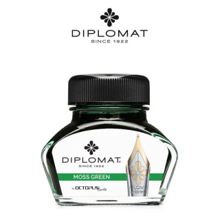 Atrament do piór wiecznych DIPLOMAT, w kałamarzu, 30 ml, jasnozielony, Pióra, Artykuły do pisania i korygowania
