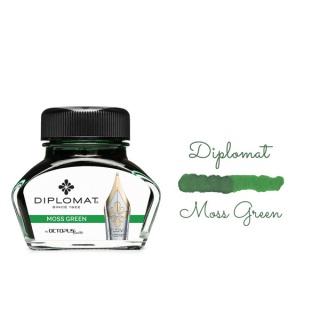Atrament do piór wiecznych DIPLOMAT, w kałamarzu, 30 ml, jasnozielony, Pióra, Artykuły do pisania i korygowania