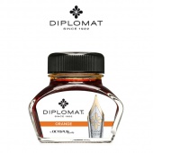 Fountain pen ink DIPLOMAT, in the inkwell, 30 ml, orange