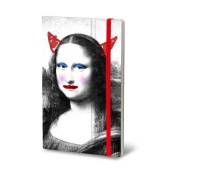 Notebook STIFFLEX, 13x21cm, 192 pages, Devil Lisa