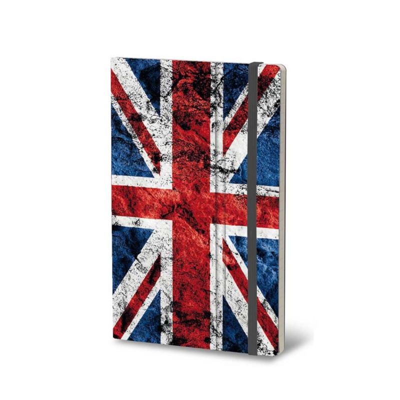 Notatnik STIFFLEX, 13x21cm, 192 strony, God save the Queen, Notatniki, Zeszyty i bloki