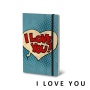 Notebook STIFFLEX, 13x21cm, 192 pages, I love You