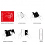 Notatnik STIFFLEX, 13x21cm, 192 strony, Magritte, Notatniki, Zeszyty i bloki