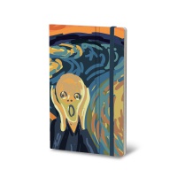 Notatnik STIFFLEX, 13x21cm, 192 strony, Munch, Notatniki, Zeszyty i bloki