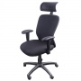 Fotel biurowy OFFICE PRODUCTS Santorini, czarny, Krzesła i fotele, Wyposażenie biura