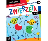 Zwierzęta w zoo. Wyklejanka, rysowanka z figurami, Podkategoria, Kategoria