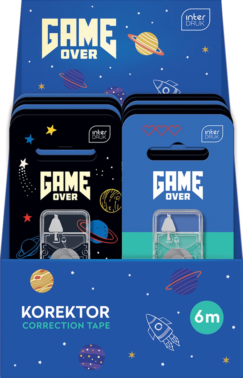 INT KOREKTOR W TAŚMIE GAME OVER 6m, Podkategoria, Kategoria