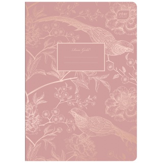 ZESZYT A5 80K.KRATKA METALLIC ROSE GOLD 10szt., Podkategoria, Kategoria