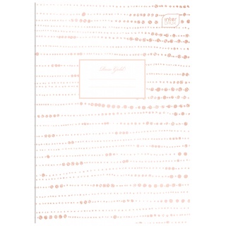 ZESZYT A5 80K.KRATKA METALLIC ROSE GOLD 10szt., Podkategoria, Kategoria