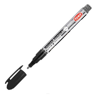 MARKER KREDOWY FINE1,5MM SREBRNY, Markery do tablic, Art. do pisania i korygowania