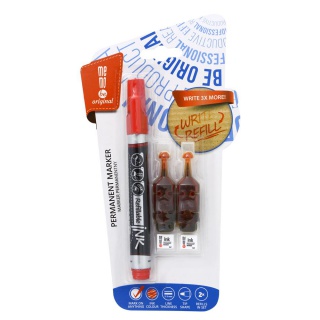 MARKER PERMANENTNY MEMOBE+2 ZAPAS.TUSZE OKR.CZER., Podkategoria, Kategoria