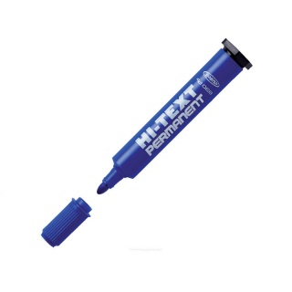MARKER PERMAN.HI-TEXT 830 OKRĄGŁY NIEBIESKI 12szt, Podkategoria, Kategoria