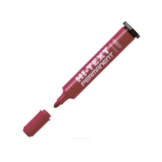 MARKER PERMAN.HI-TEXT 830 OKRĄGŁY CZERWONY 12szt, Podkategoria, Kategoria