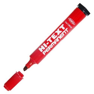 MARKER PERMAN. HI-TEXT 830 ŚCIĘTY CZERWONY 12szt, Podkategoria, Kategoria