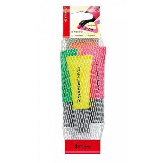 Zakreślacz STABILO NEON mix 4 szt., Podkategoria, Kategoria