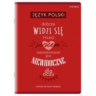 ZESZYT TOP J.POLSKI A4 60k.LINIA MIX 5szt., Podkategoria, Kategoria