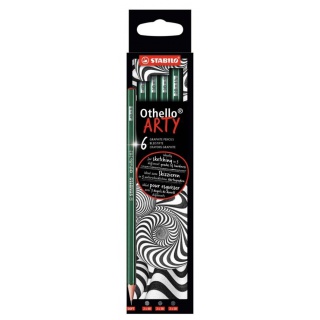 OŁÓWEK STABILO OTHELLO SOFT ARTY 6szt., Ołówki, Art. do pisania i korygowania