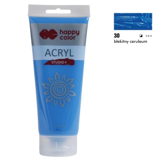 FARBA AKRYLOWA STUDIO 200ML H.COLOR BŁĘK.CERULEUM, Podkategoria, Kategoria
