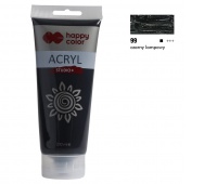 FARBA AKRYLOWA STUDIO 200ML H.COLOR CZARNY LAMPOWY, Podkategoria, Kategoria