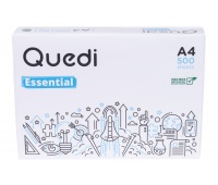 Papier ksero QUEDI ESSENTIAL A4, A4, klasa C, 80gsm, 500ark., Papier do kopiarek, Papier i etykiety