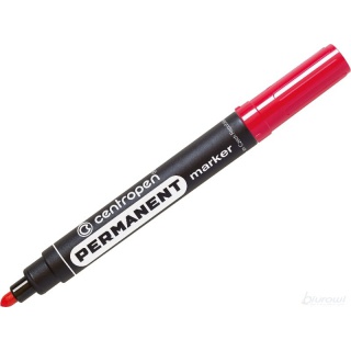 MARKER PERMANANTNY CENTROPEN ŚCIĘTY CZERWONY, Podkategoria, Kategoria