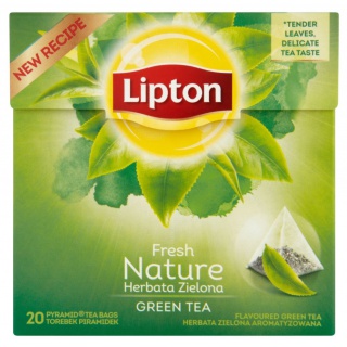 HERBATA LIPTON GREEN NATURE PIRAMIDKI 20T. ZIELONA, Podkategoria, Kategoria