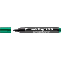 Marker permanent e-103 EDDING, 1,5-3mm, green
