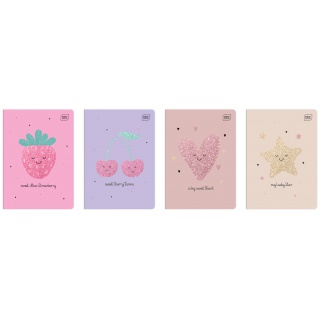 ZESZYT A5 16K.TRZY LINIE KOLOR GLITTER 20szt., Podkategoria, Kategoria