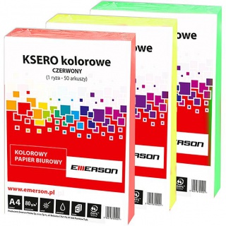 PAPIER KSERO A4 ZIELONY 80gr.50ark.MG28, Papier ksero kolorowy, Papier
