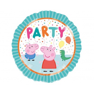 BALON FOLIOWY 18" CIR PEPPA PIG PARTY, Podkategoria, Kategoria