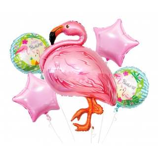 BALONY FOLIOWE ZESTAW FLAMING 5 szt., Podkategoria, Kategoria