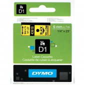 TAŚMA DO DRUK. D1 6mm/7m CZARNY/ŻÓŁTY S0720790, Podkategoria, Kategoria