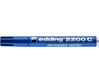 Marker permanent e-2200 C EDDING, 1-5mm, blue