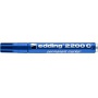 Marker permanent e-2200 C EDDING, 1-5mm, blue