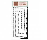 STAMP SZABLON 3D 12X25CM CREATE HAPPINESS BORDERY, Podkategoria, Kategoria