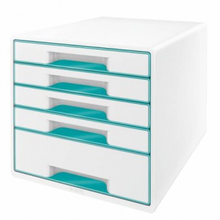 POJEMNIK Z 5 SZUFLADAMI LEITZ WOW TURKUSOWY, Podkategoria, Kategoria
