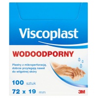 Waterproof plaster, VISCOPLAST, 72x19mm, box, 100 pcs