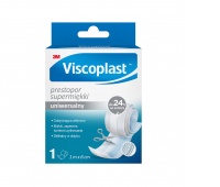 Plaster, VISCOPLAST Prestopor, needs cutting, super soft, fabric, 6cmx1m, Plasters, First Aid Kits, Cleaning & Janitorial Supplies and Dispensers