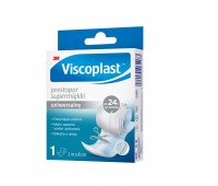 Plaster, VISCOPLAST Prestopor, needs cutting, super soft, fabric, 8cmx1m, Plasters, First Aid Kits, Cleaning & Janitorial Supplies and Dispensers