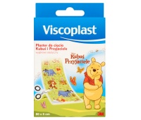 Plaster for children, VISCOPLAST, Pooh and friends, needs cutting, 6cmx80cm