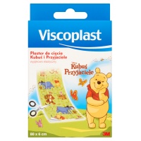 Plaster for children, VISCOPLAST, Pooh and friends, needs cutting, 6cmx80cm