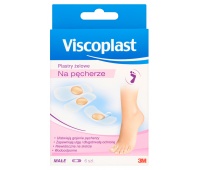 Plaster, gel, for blisters, VISCOPLAST, small, 6 pcs