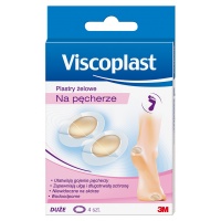 Plaster, gel, for blisters, VISCOPLAST, large, 4 pcs