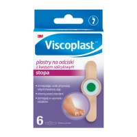 Plaster, for corns, VISCOPLAST Poloderm, 6 pcs, Plasters, First Aid Kits, Cleaning & Janitorial Supplies and Dispensers