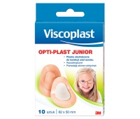 Plaster, ophthalomologic, VISCOPLAST Optiplast Junior, 62x50mm, 10 pcs