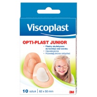 Plaster, ophthalomologic, VISCOPLAST Optiplast Junior, 62x50mm, 10 pcs